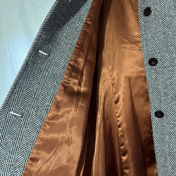 Grey Heavy Long Coat - Picture 3 of 3